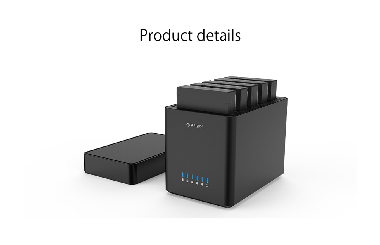 ORICO 5 Bay Hard Drive Docking Station USB 3.0 3.5" SATA External HDD